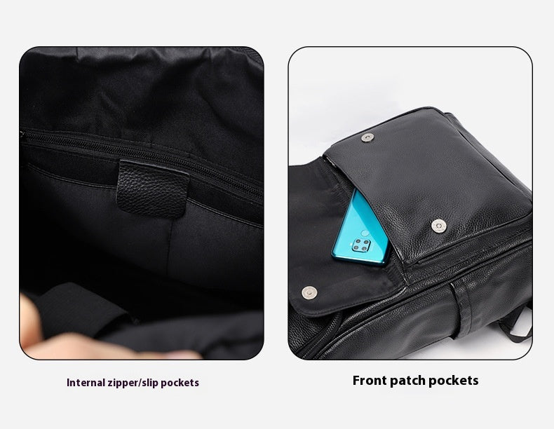 Echtleder Rucksack mit 36-55 L – Bild 11 | LuxeStyle