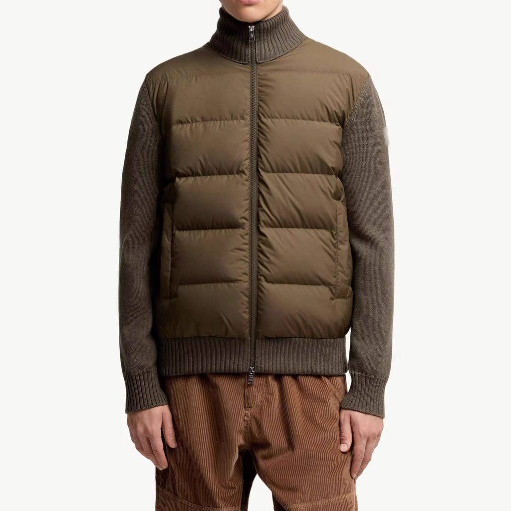 Herren Winter Stehkragen Pullover-Mantel