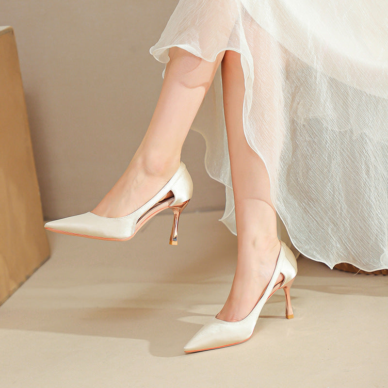 Elegante Stiletto-High Heels mit spitzer Zehe