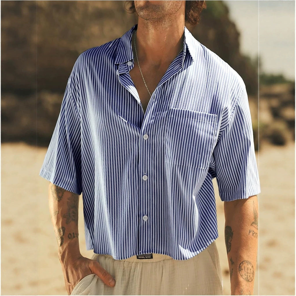 Y2K Loose Fit Kurzarm-Top für Herren