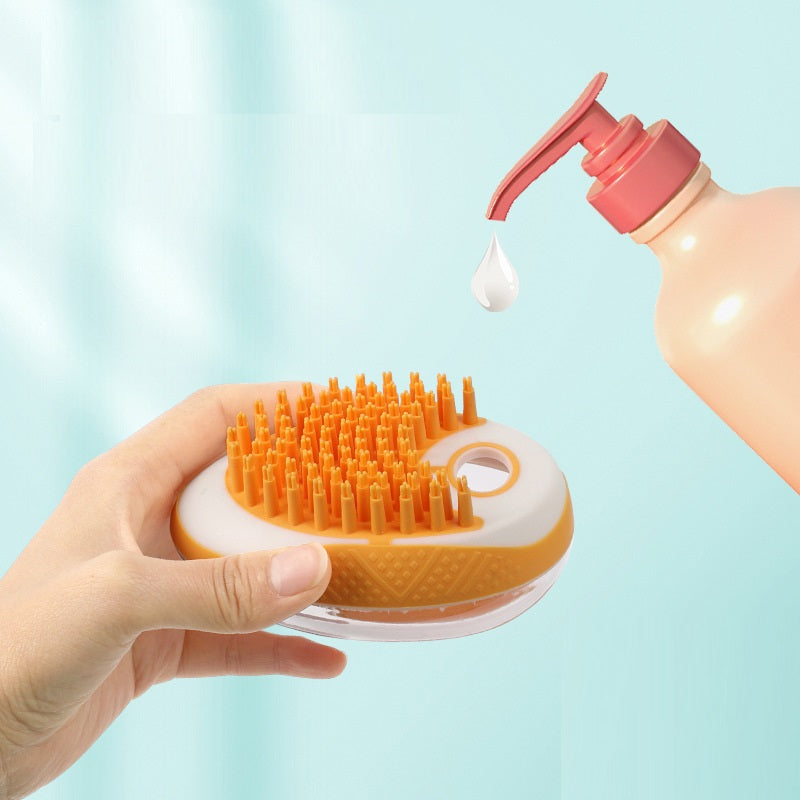 2-in-1 Badebürste für Haustier