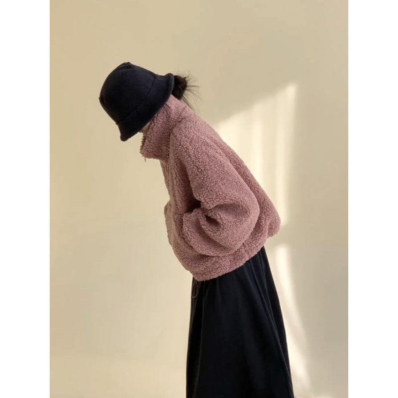 Eleganter Half-Zip Pullover mit Stehkragen
