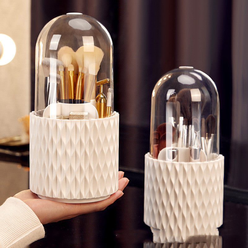 360° drehbarer Make-up Pinsel-Organizer mit Deckel