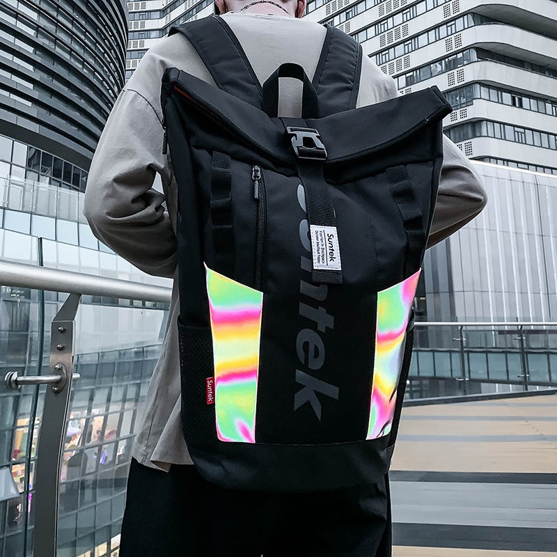 Grosser Schulranzen-Rucksack aus Nylon – Bild 3 | LuxeStyle