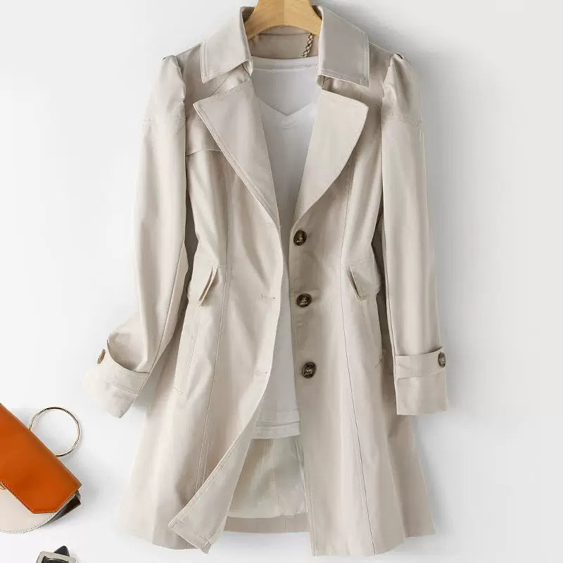 Trenchcoat im Slim Fit für Damen – Bild 5 | LuxeStyle