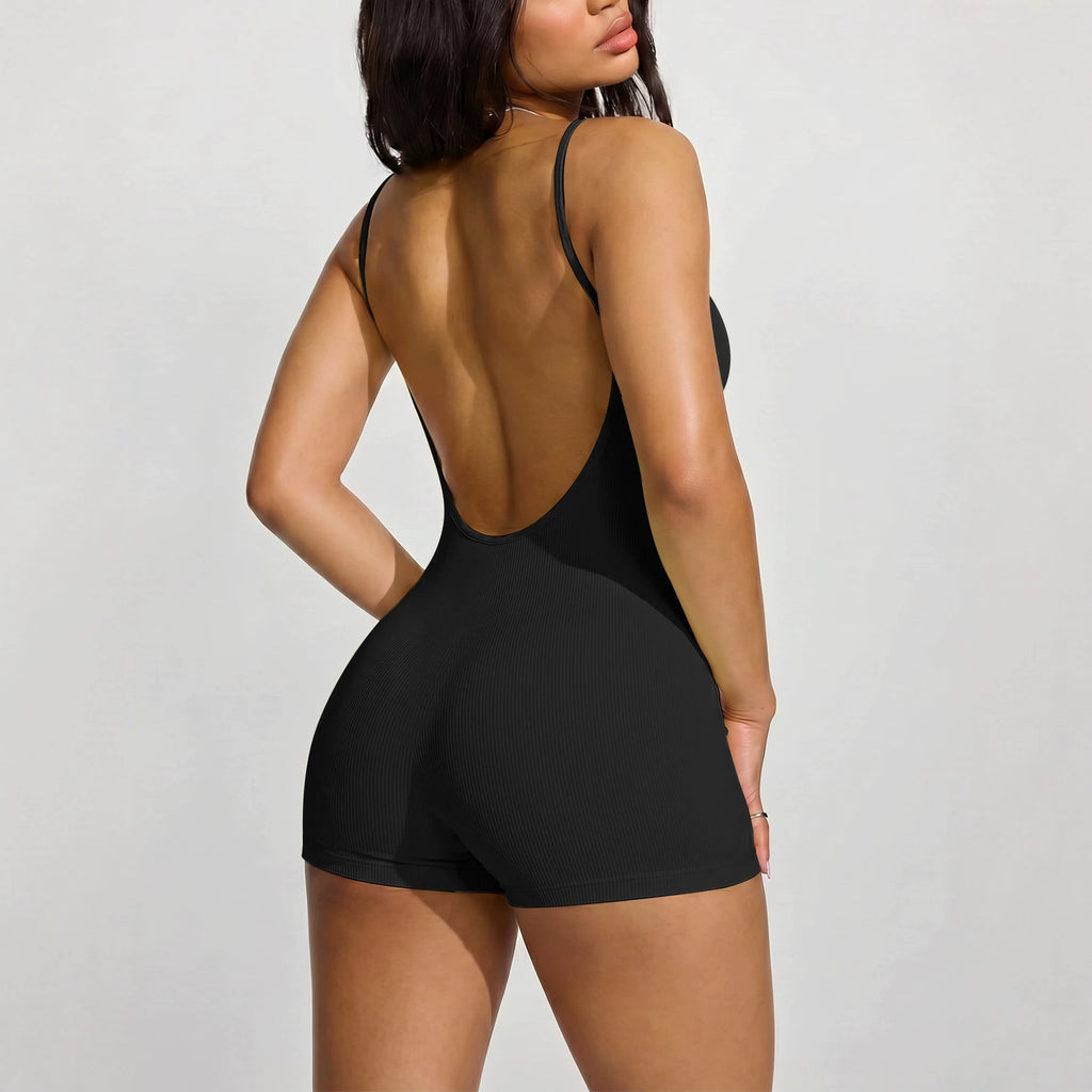 Casual Yoga Jumpsuit mit Trägern