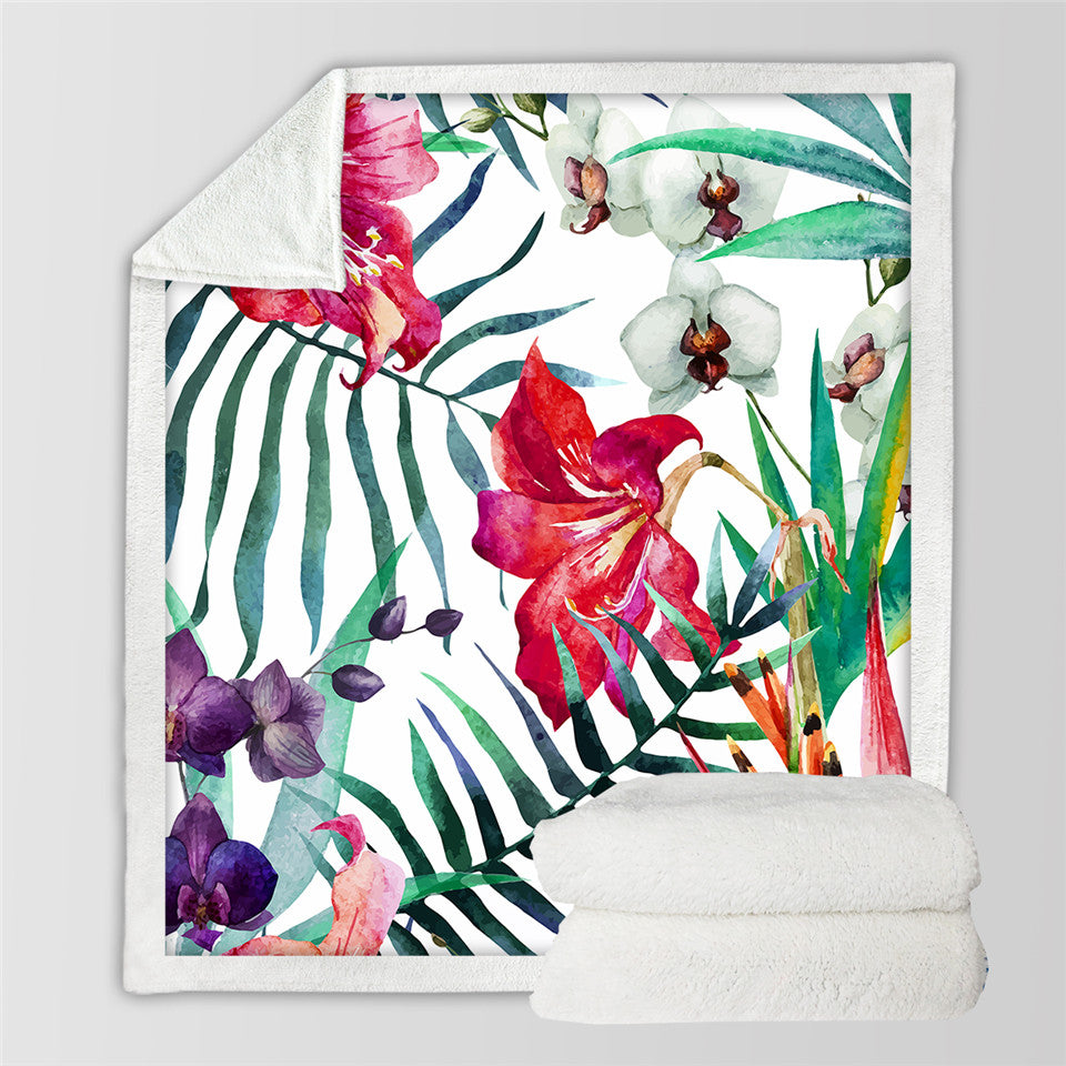 Digital bedruckte Flanelldecke