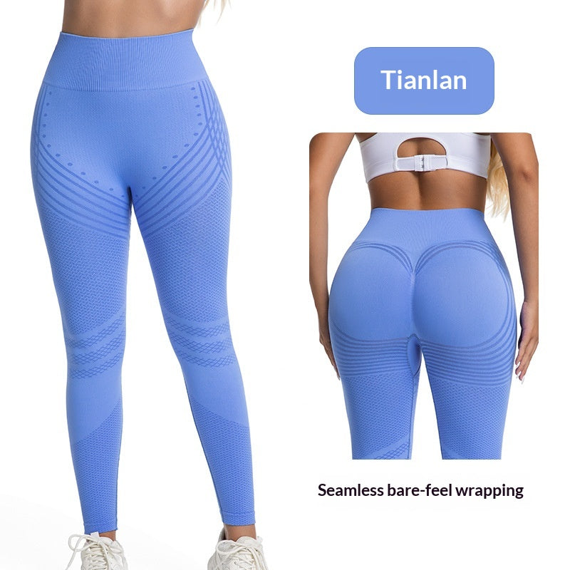 High-Waist Fitness Leggings mit Po-Push-up