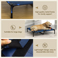 Hundebett «Cooling Cot» mit Netzgewebe – Blau