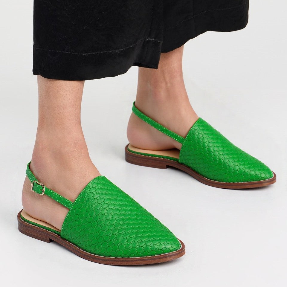 Geflochtene Sandalen für Damen