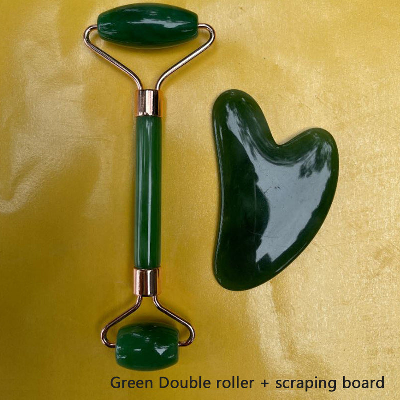 Gua Sha Stein & Roller Set