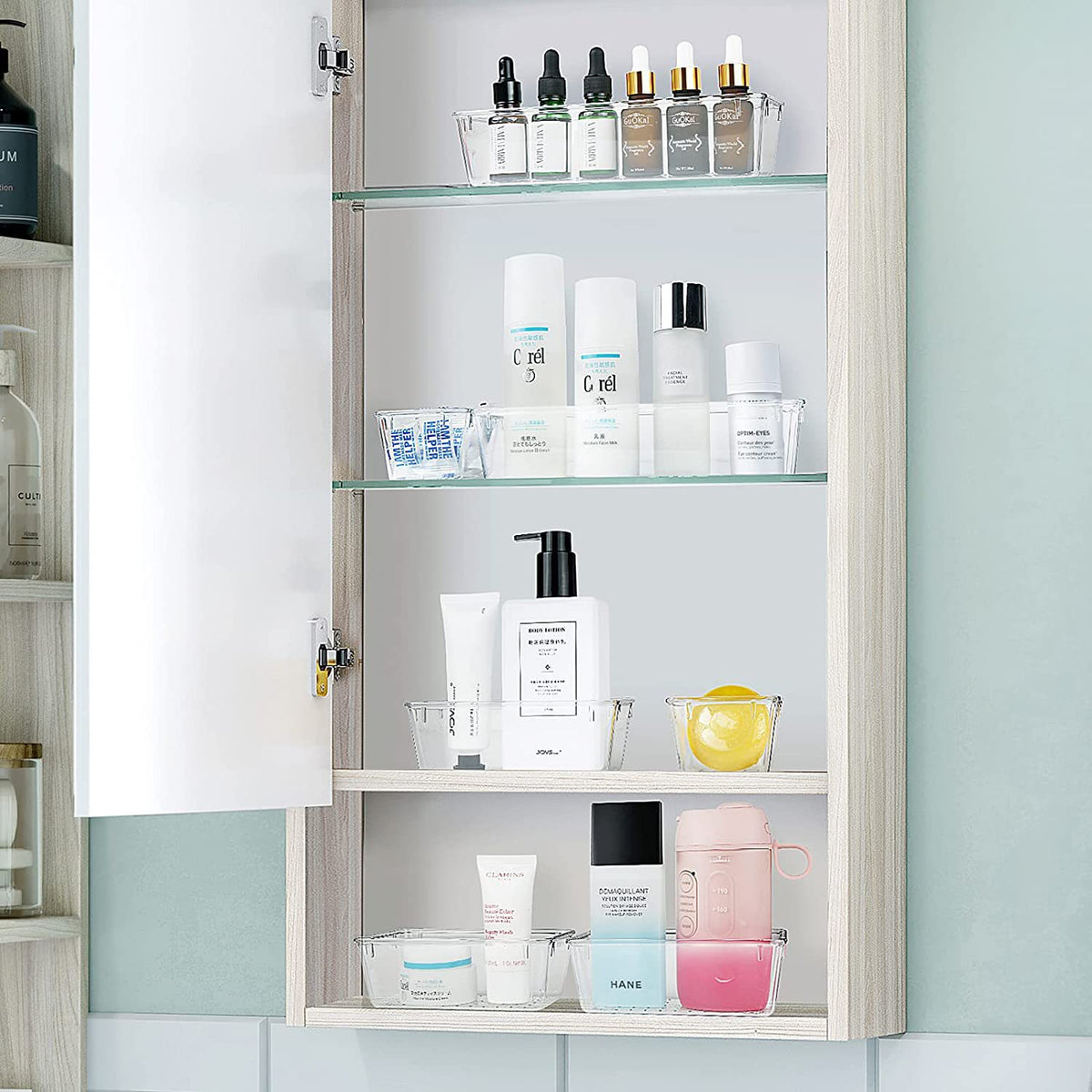 Transparentes Desktop Aufbewahrungsboxen Set – Bild 2 | LuxeStyle