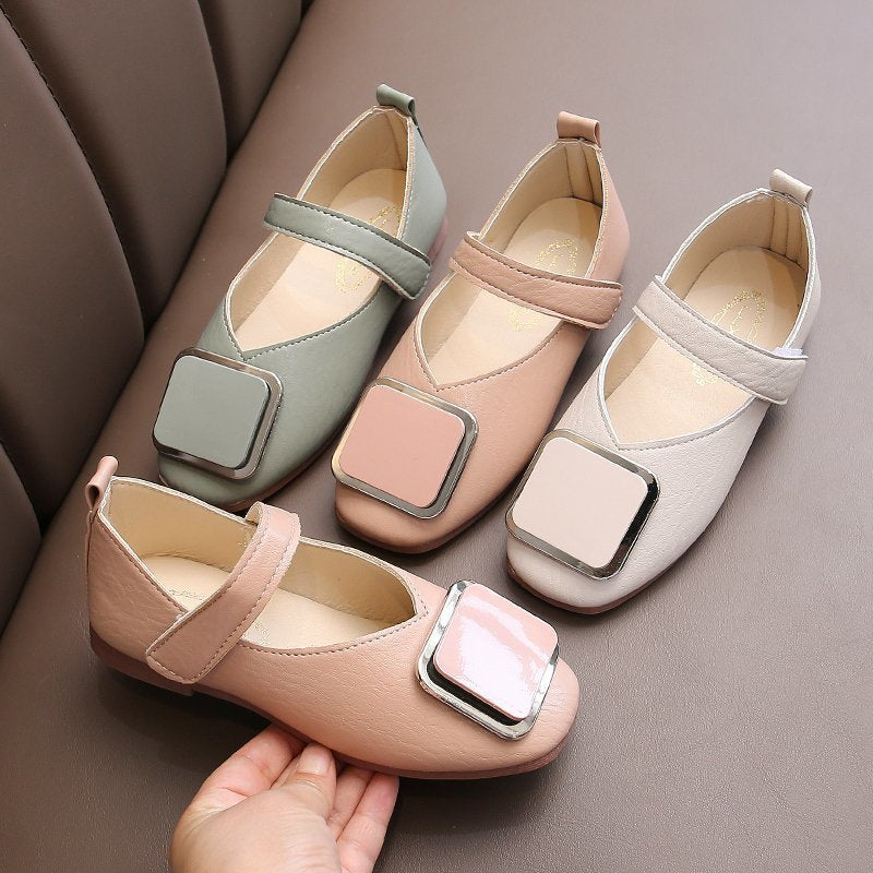 Retro Lederimitat Ballerinas für Mädchen – Bild 4 | LuxeStyle