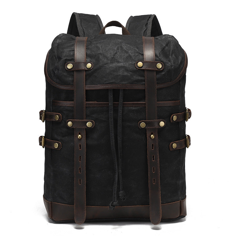Leisure Travel Bag aus Canvas mit Kuhleder | LuxeStyle