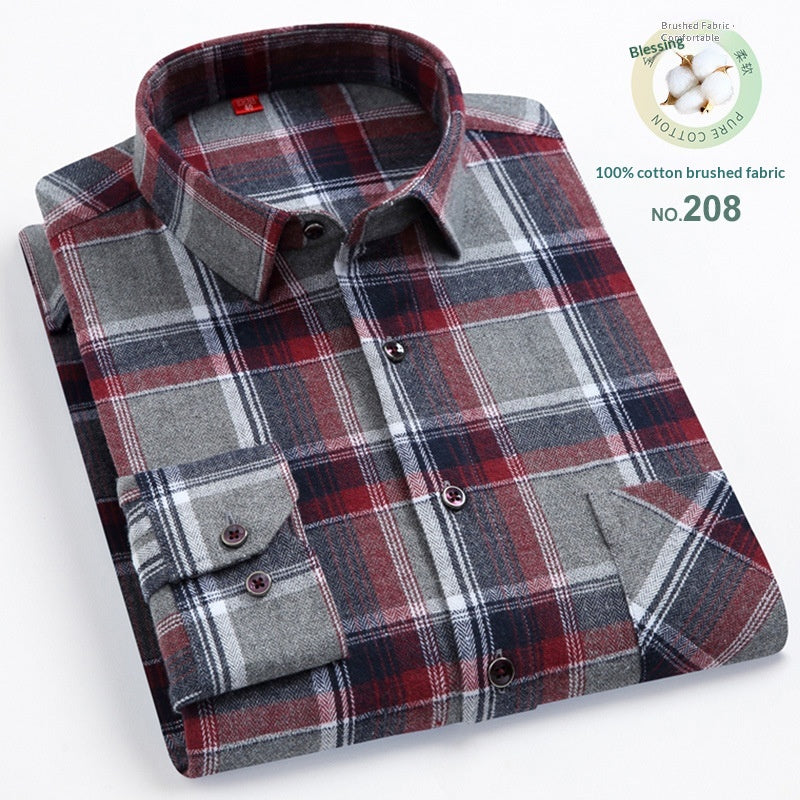 Plaid-Krawattenhemd | LuxeStyle