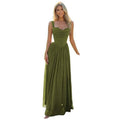 Trägerloses A-Linien-Kleid mit Netz-Patchwork – Bild 1 | LuxeStyle
