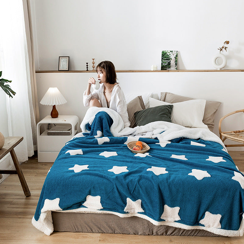 Samt-Jacquard-Decke aus Polyesterfaser – Bild 7 | LuxeStyle