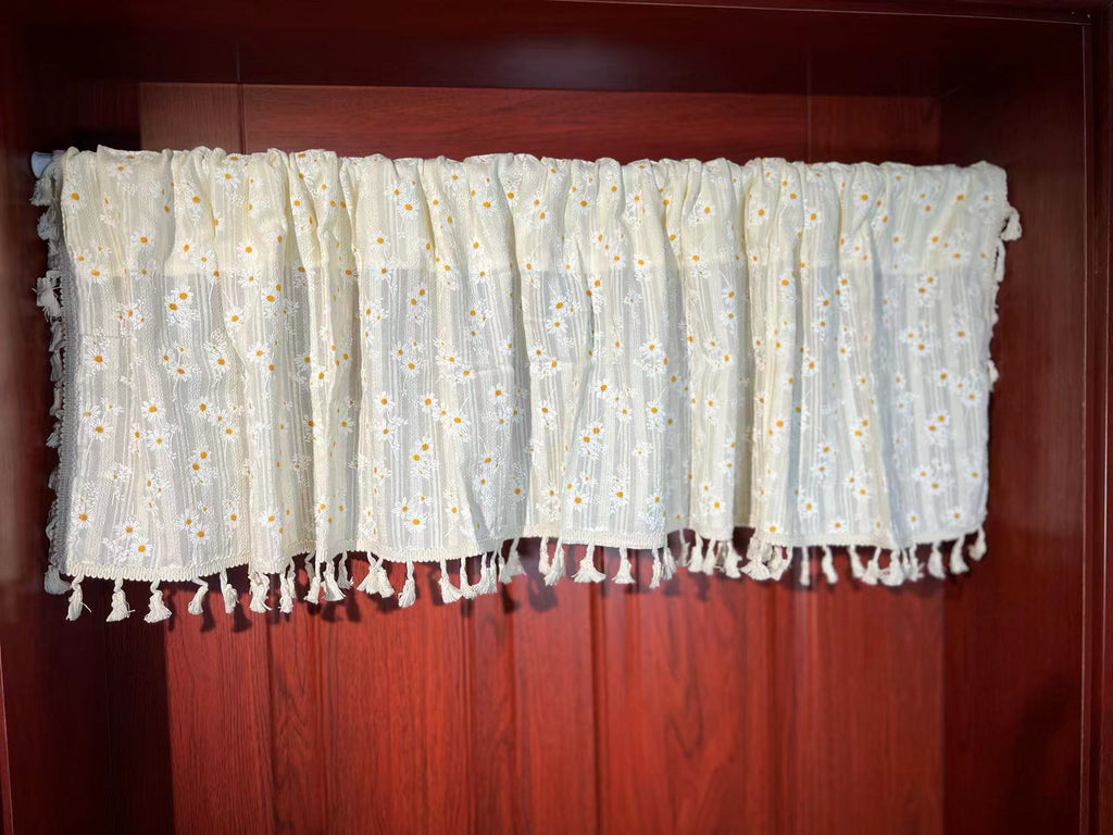 Vorhang mit Quasten und Blumenmuster – Bild 8 | LuxeStyle