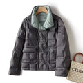 Doppelseitige Stehkragenjacke für Damen