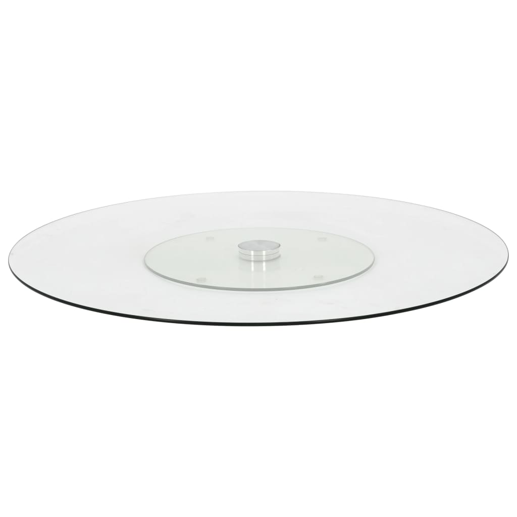 Drehbare Servierplatte, transparent, Ø 60 cm