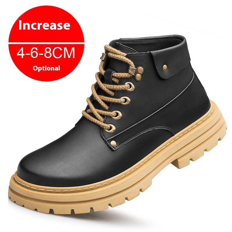 Worker-Boots Herren Sneaker mit verstecktem Aufzugsystem – Bild 6 | LuxeStyle