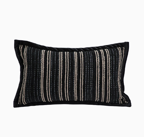 Gestreifter Jacquard-Kissenbezug – Bild 14 | LuxeStyle