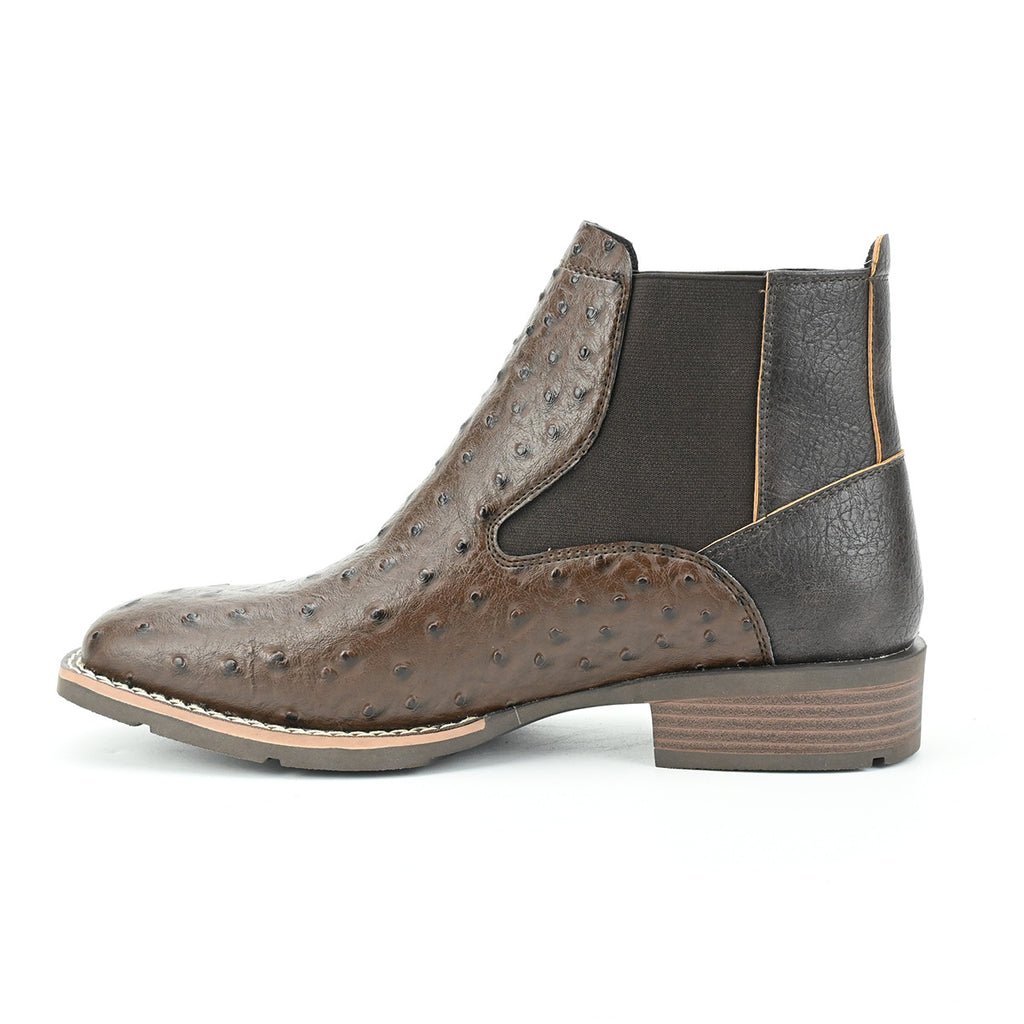 Chelsea Boots mit Stickerei