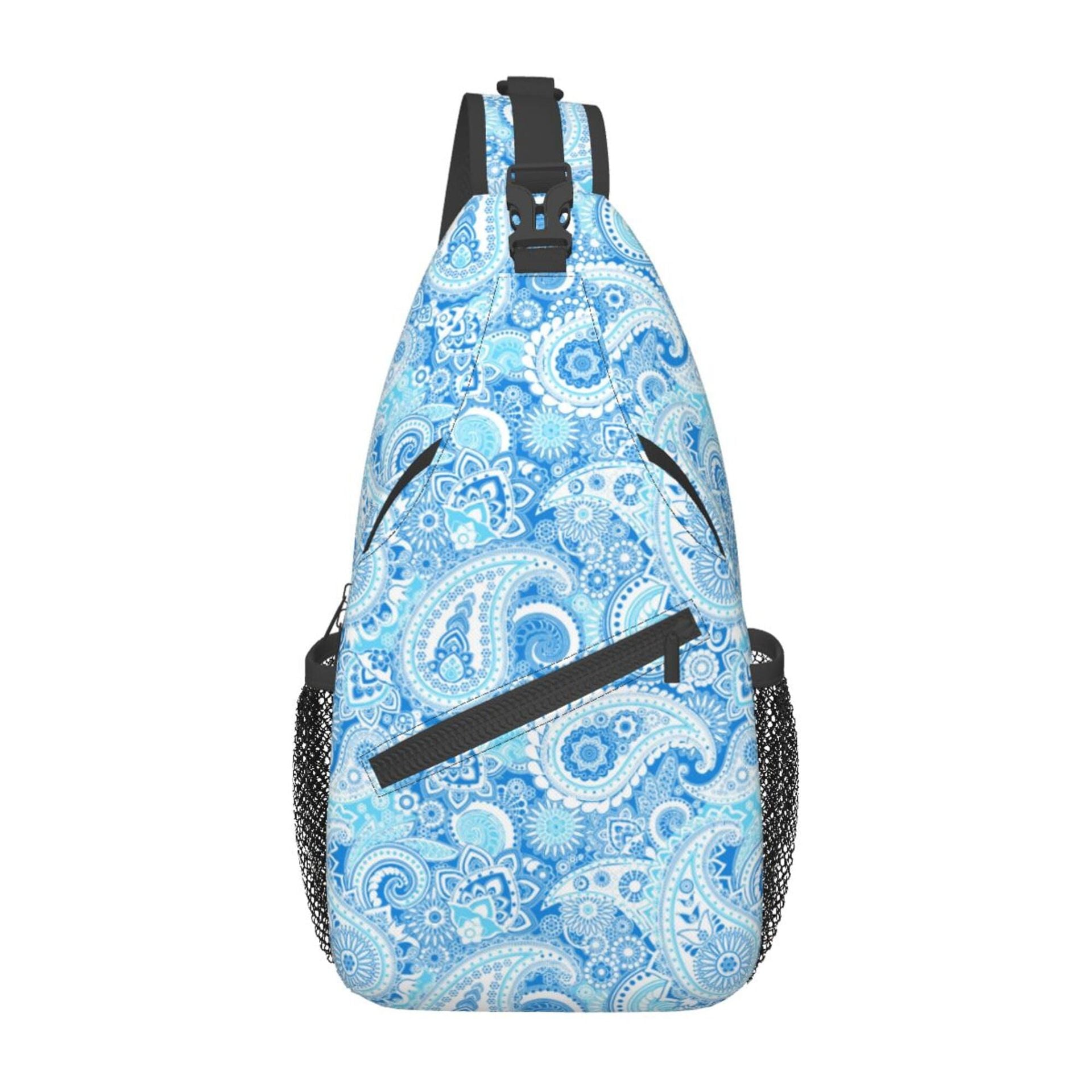 Herren Crossbody Bag mit Totenkopf-Muster