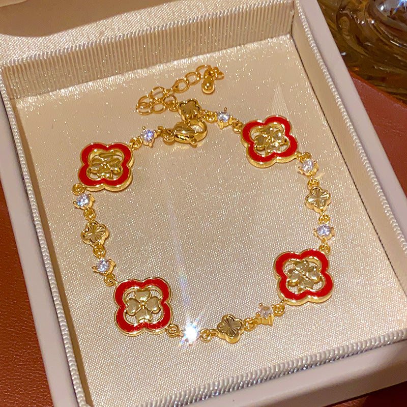 Eleganter Zirkonia-Armreif im Pariser Stil – Ansicht 4