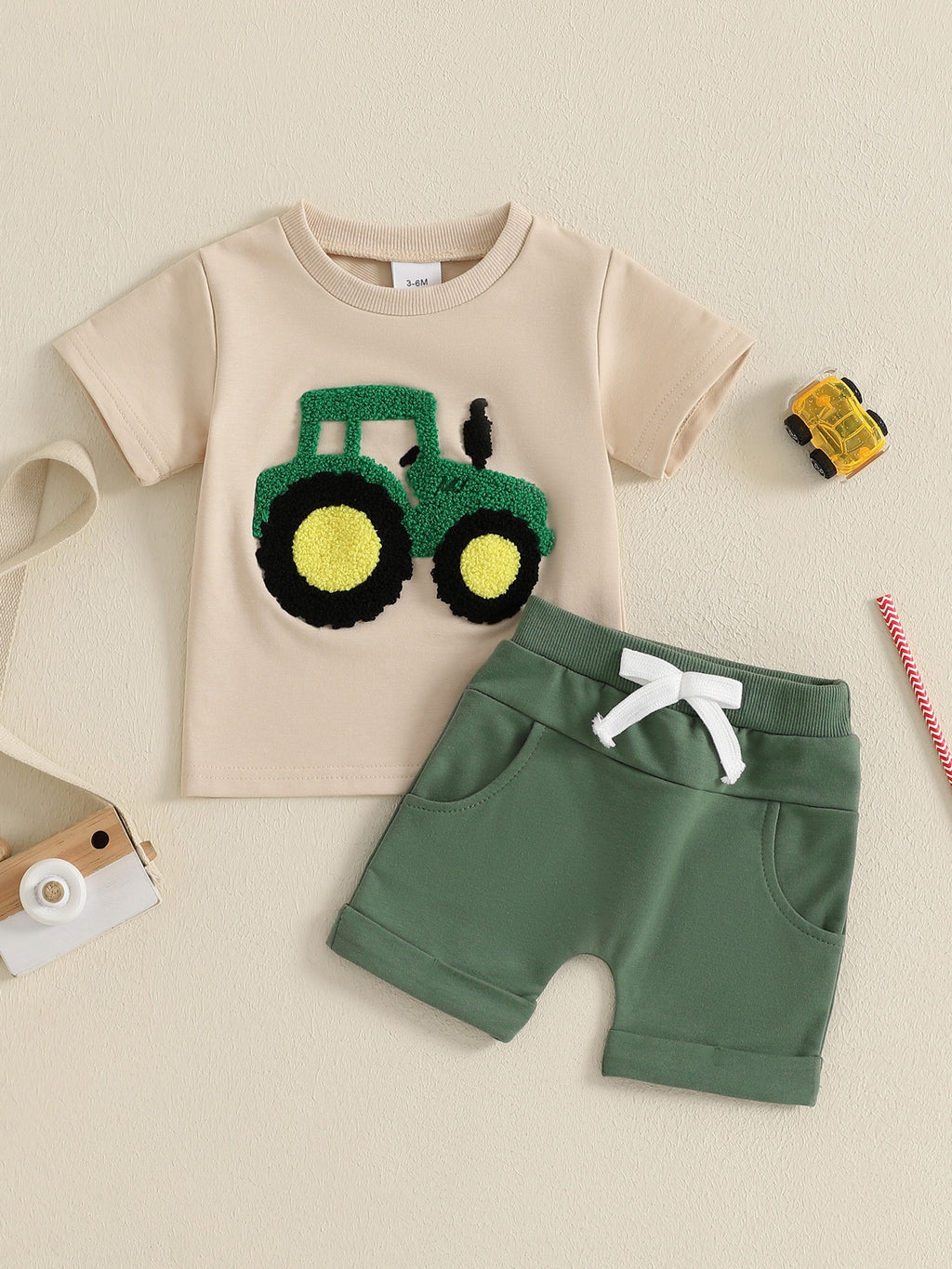 Kleinkinder Jungen Sommer-Set mit Lastwagen | LuxeStyle