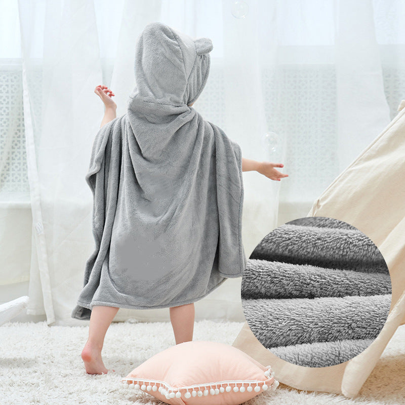Badehandtuch für Baby mit Kapuze