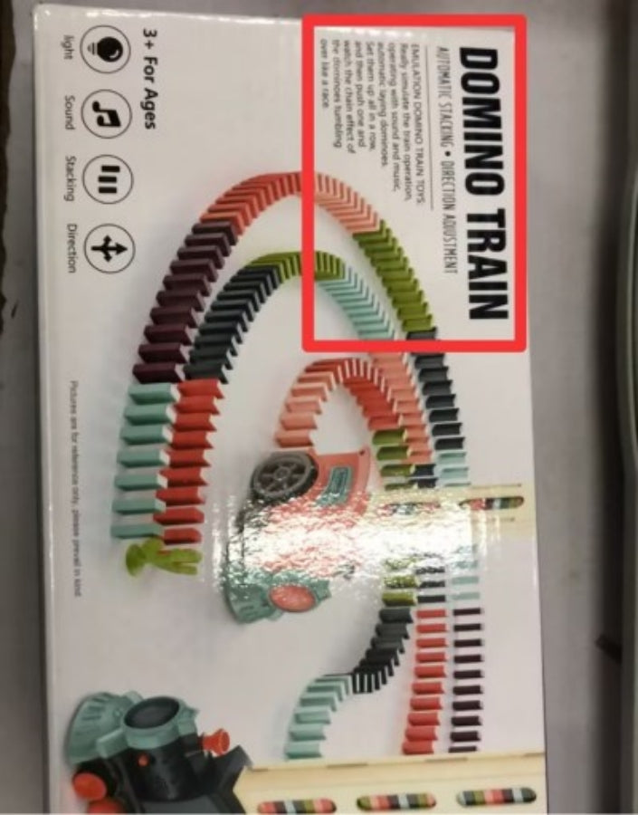 Domino-Zug-Bauspielzeug für Babys