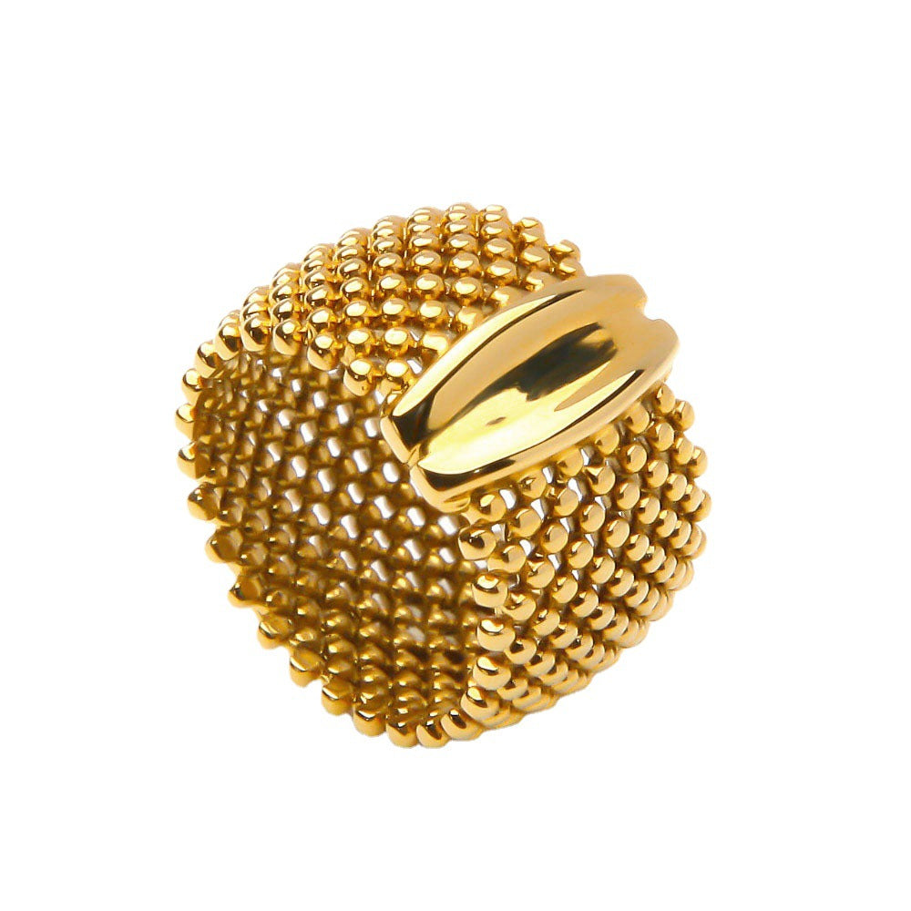 Ring mit Netzstruktur – Bild 3 | LuxeStyle