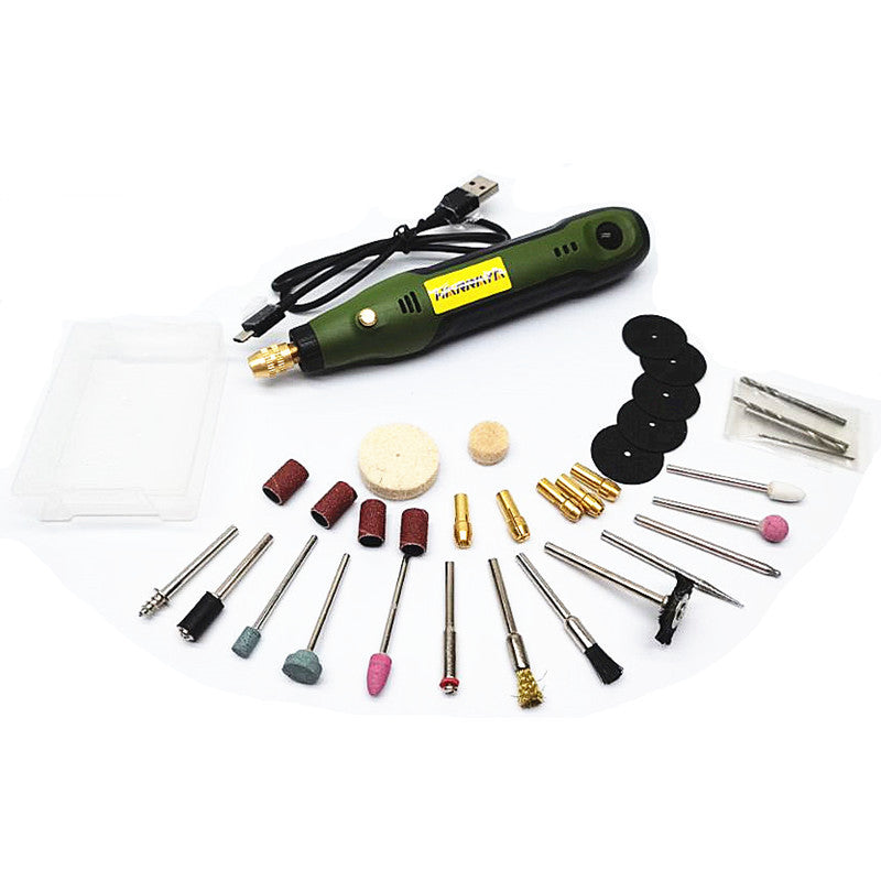 USB Akku Mini Schleifstift Set mit Drehzahlregelung – Bild 6 | LuxeStyle