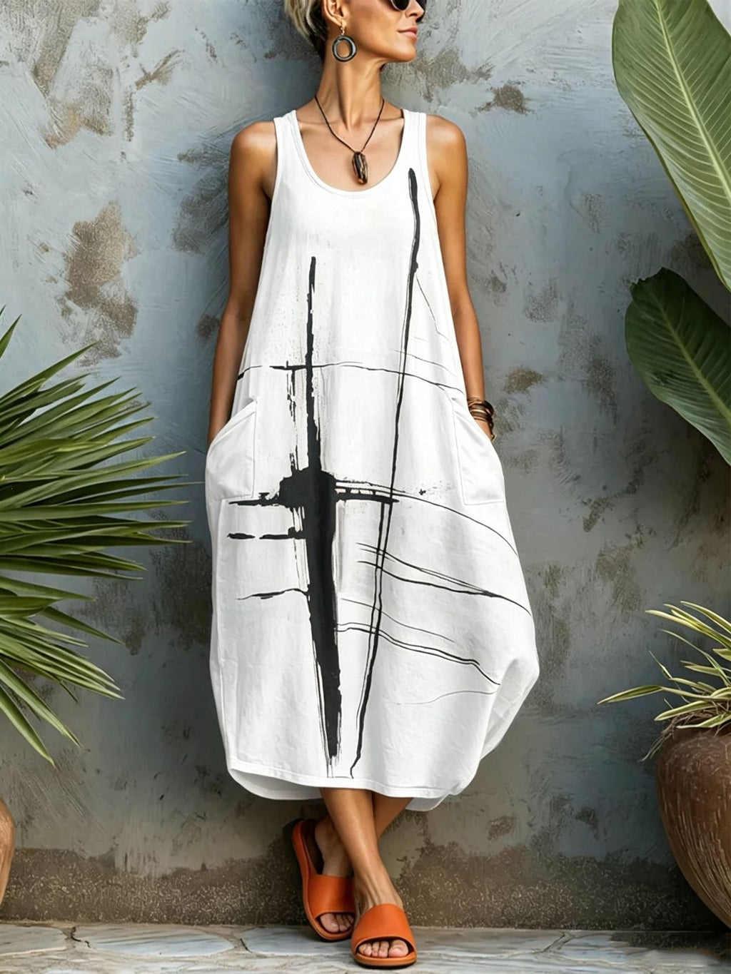 Sommerliches Casual-Kleid mit Taschen – Bild 11 | LuxeStyle
