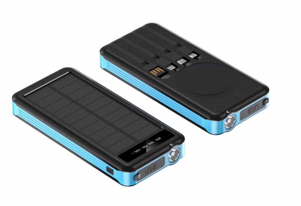 Solar Powerbank 10000mAh mit LED-Licht
