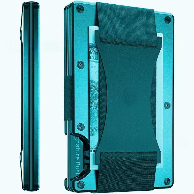 Faltbarer Metall-Kartenhalter aus Aluminium