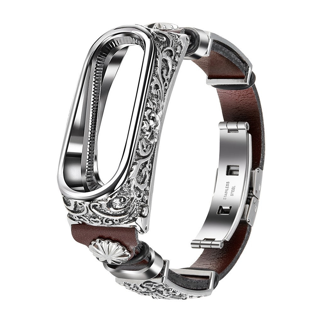 Vintage-Lederarmband für Xiaomi-Armbänder – Bild 4 | LuxeStyle