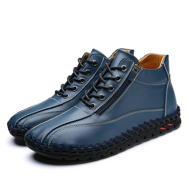 Mid-Top Casual-Schuhe mit Reissverschluss – Bild 11 | LuxeStyle