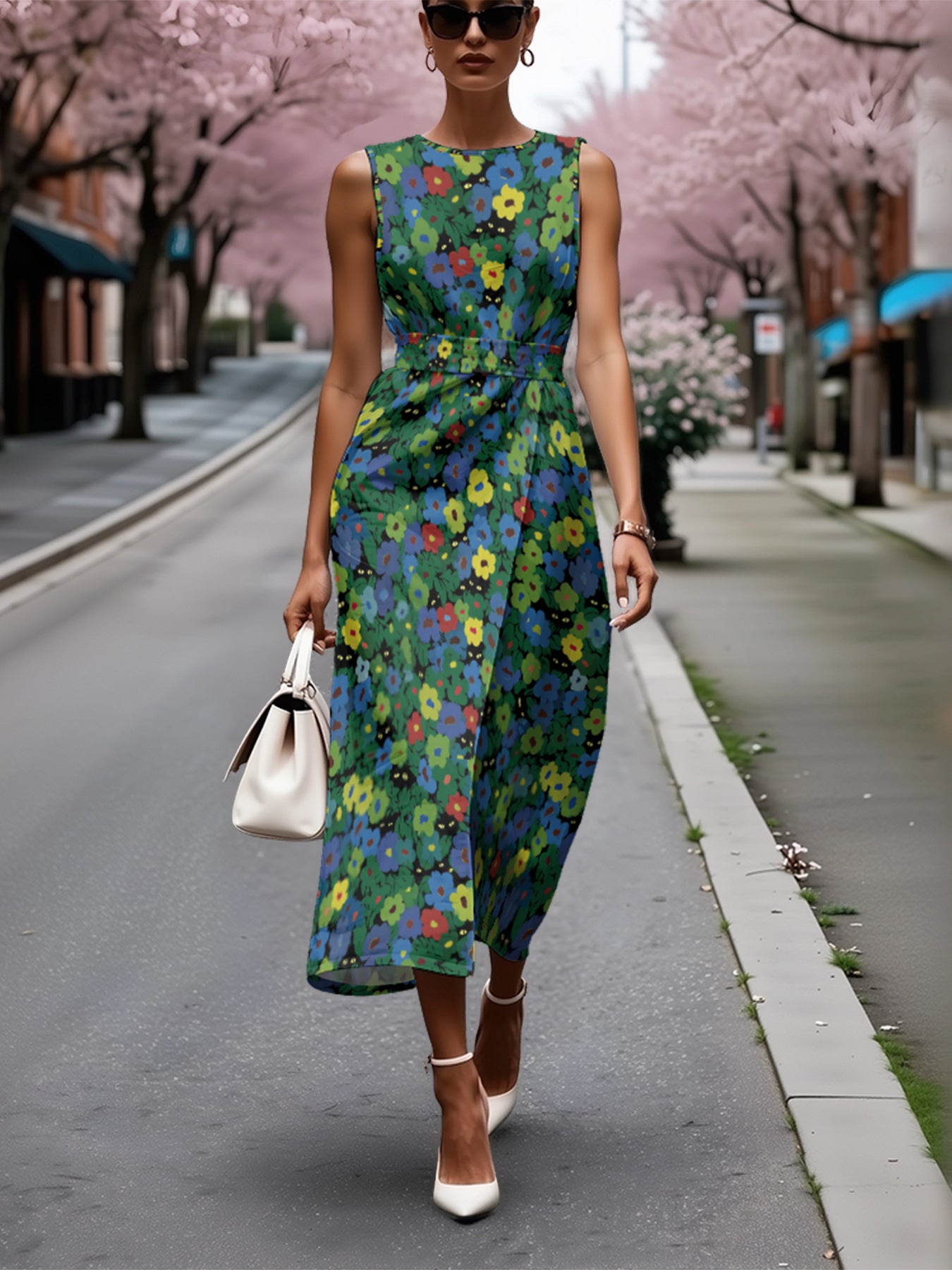 Elegantes ärmelloses Kleid