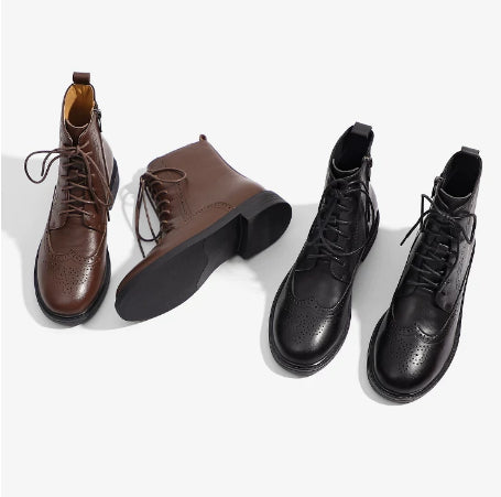 britisch/französisch Vintage Knöchelstiefel