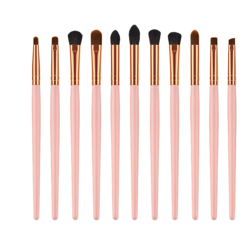 11-teiliges Pinselset mit Holzgriff – Bild 3 | LuxeStyle