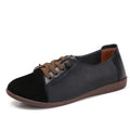 Weisse Freizeit-Halbschuhe aus Leder