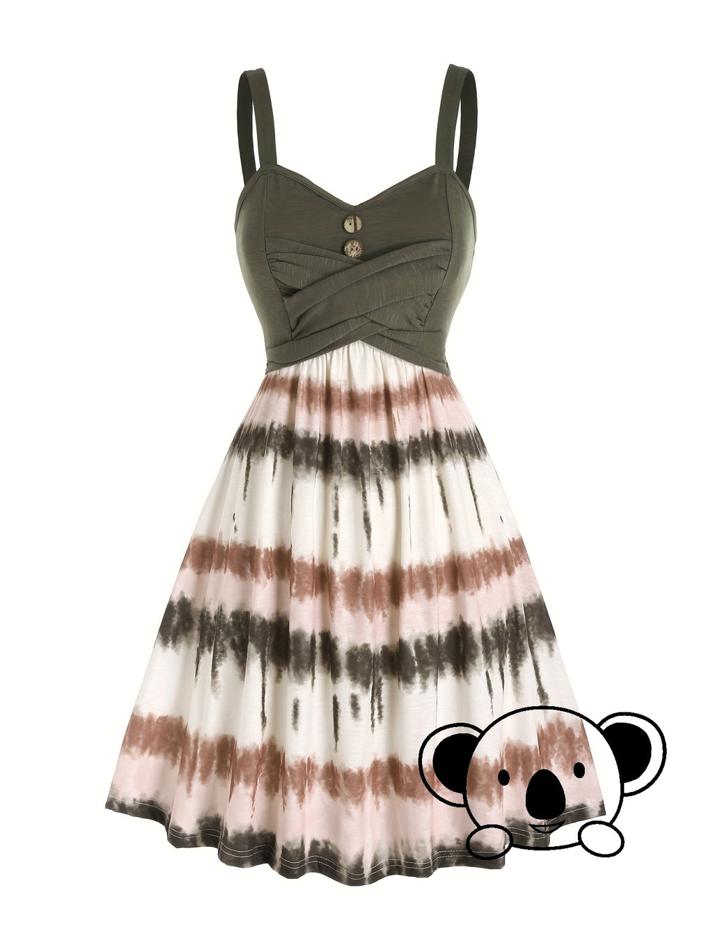 Geblümtes Midi-Kleid mit Prinzessinnenärmeln