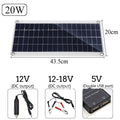 Solarpanel mit Dual-USB-Anschluss – Bild 1 | LuxeStyle