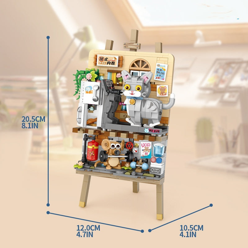 3D-Bilderrahmen Bausteine für Kinder – Bild 3 | LuxeStyle
