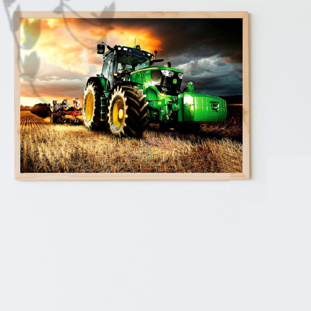 Diamond Painting: Landwirtschaftlicher Traktor