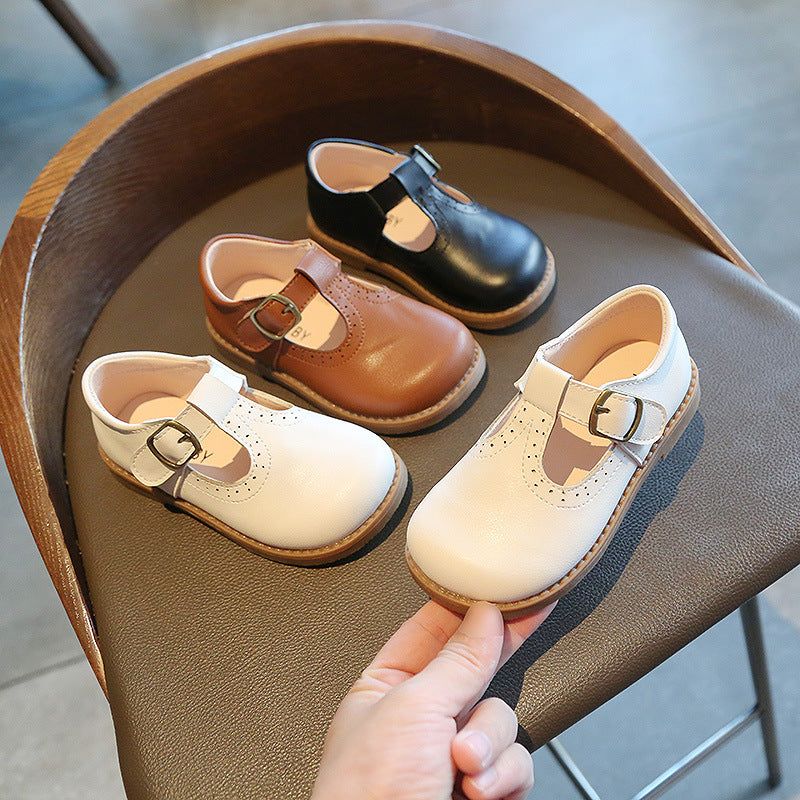 Kinder Lederschuhe im britischen Stil mit Klettverschluss – Bild 6 | LuxeStyle
