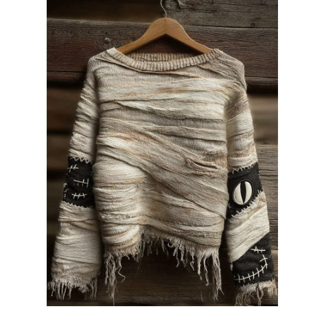 Casual Oversized Top mit 3D-Effekt