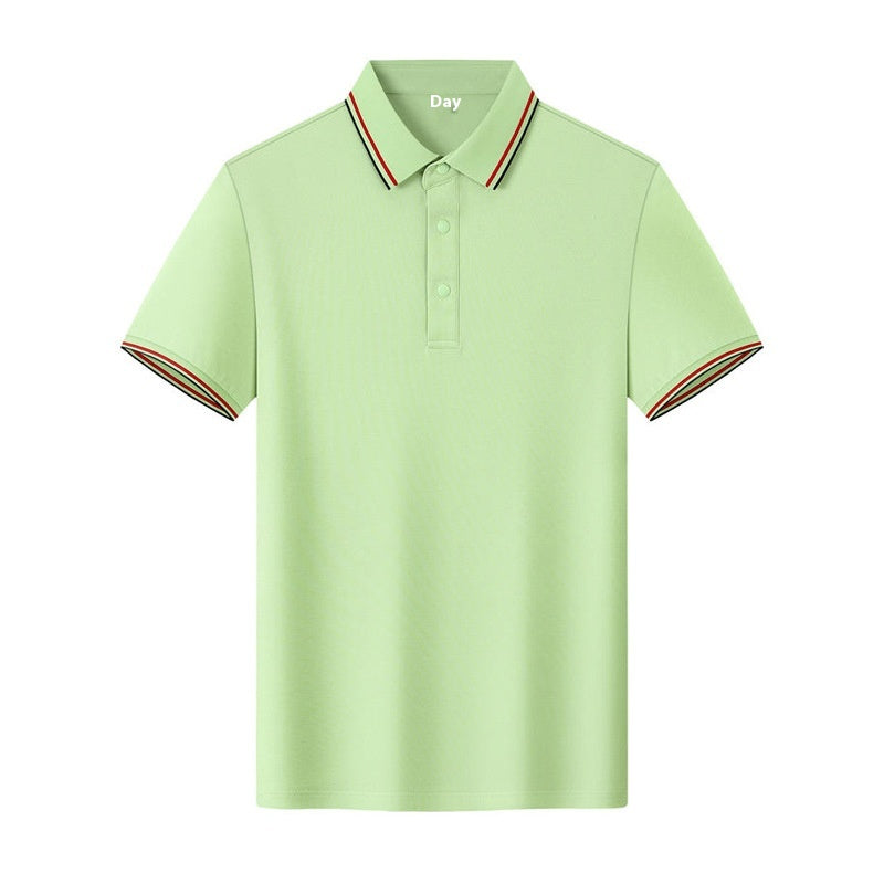 Herren Sommer T-Shirt mit Reverskragen – Bild 11 | LuxeStyle